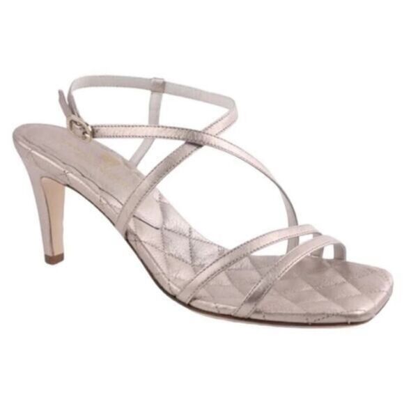 Bruno Magli Gold Strappy Sandals NWT size 7 - Picture 1 of 10
